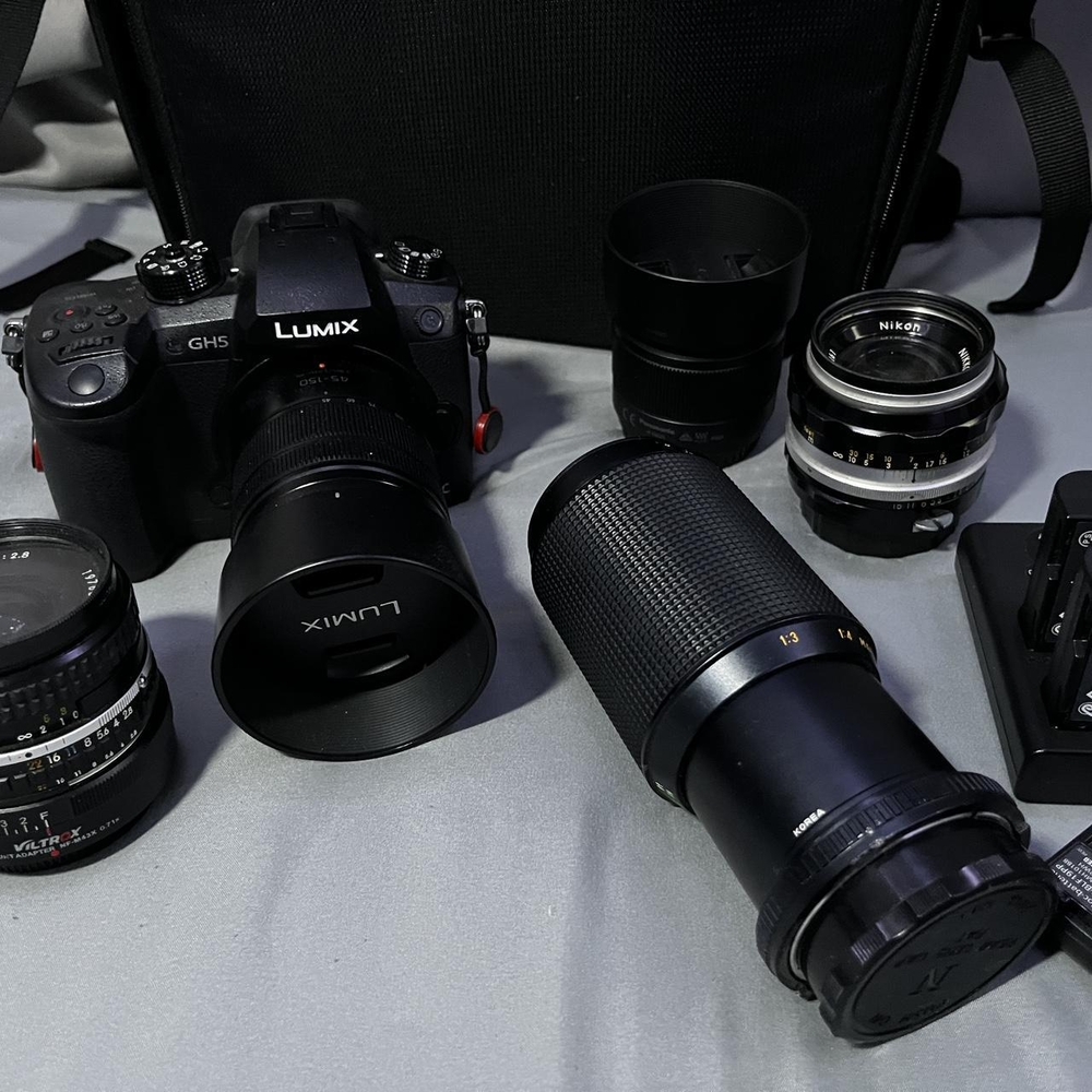 Panasonic Lumix Black Digital Camera with Lens Set